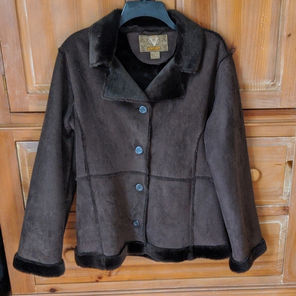 Faux Fur lined coat